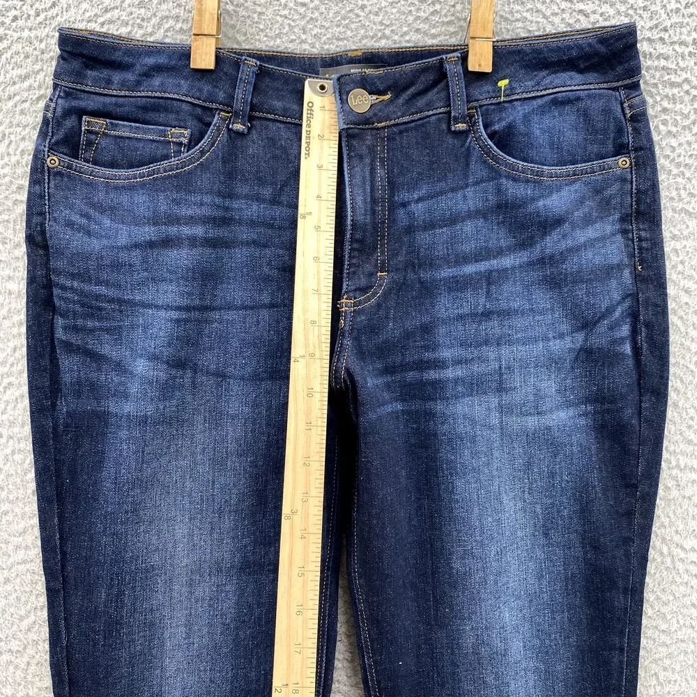 Lee Bootcut Jeans Womens 36x31* Mid Rise Flare Shaping Western Y2k Cowgirl Rodeo